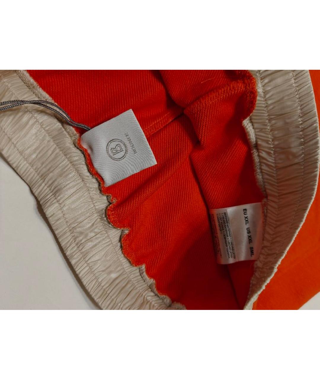 BOGNER Оранжевое хлопковые брюки и шорты, фото 6