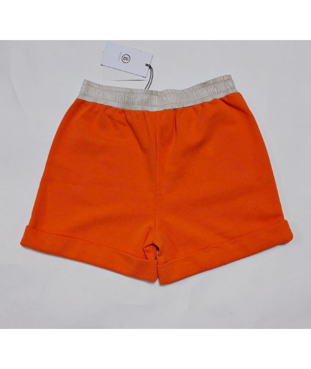 BOGNER Оранжевое хлопковые брюки и шорты, фото 2