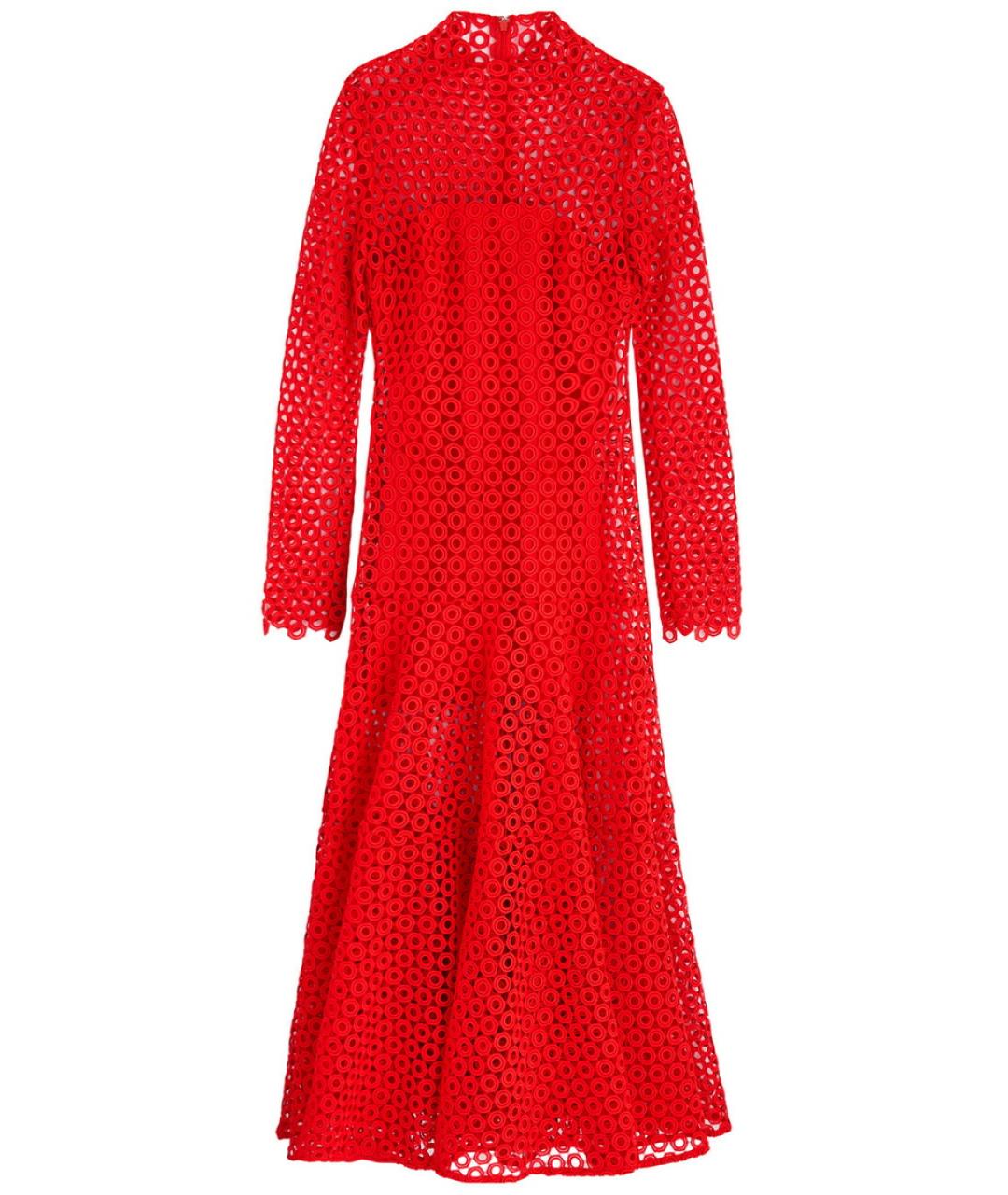 DAVID KOMA Красное полиэстеровое коктейльное платье, фото 9