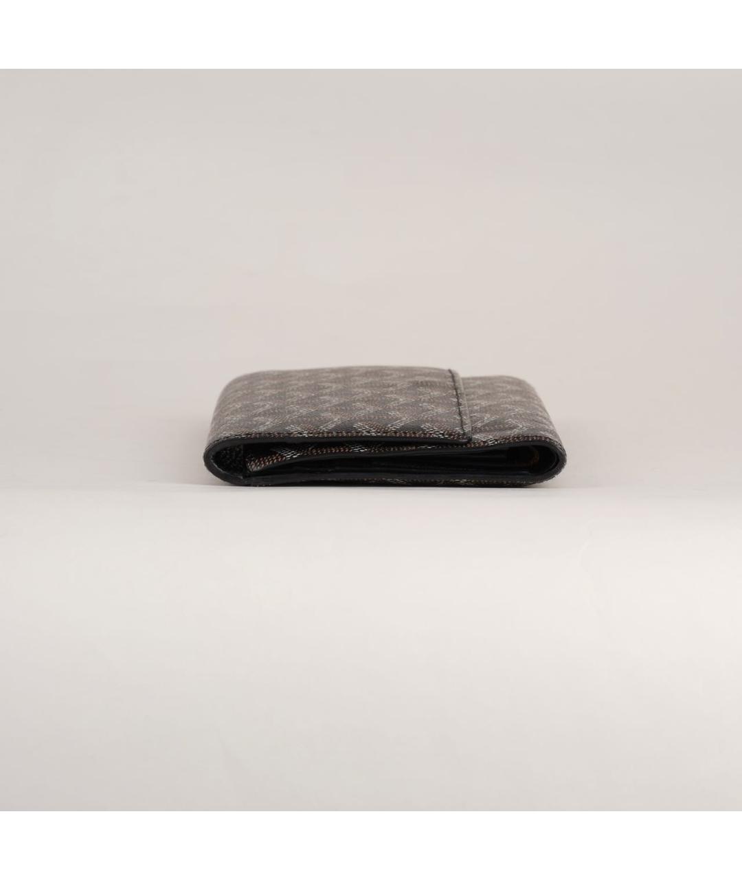 GOYARD Черный кожаный кошелек, фото 3