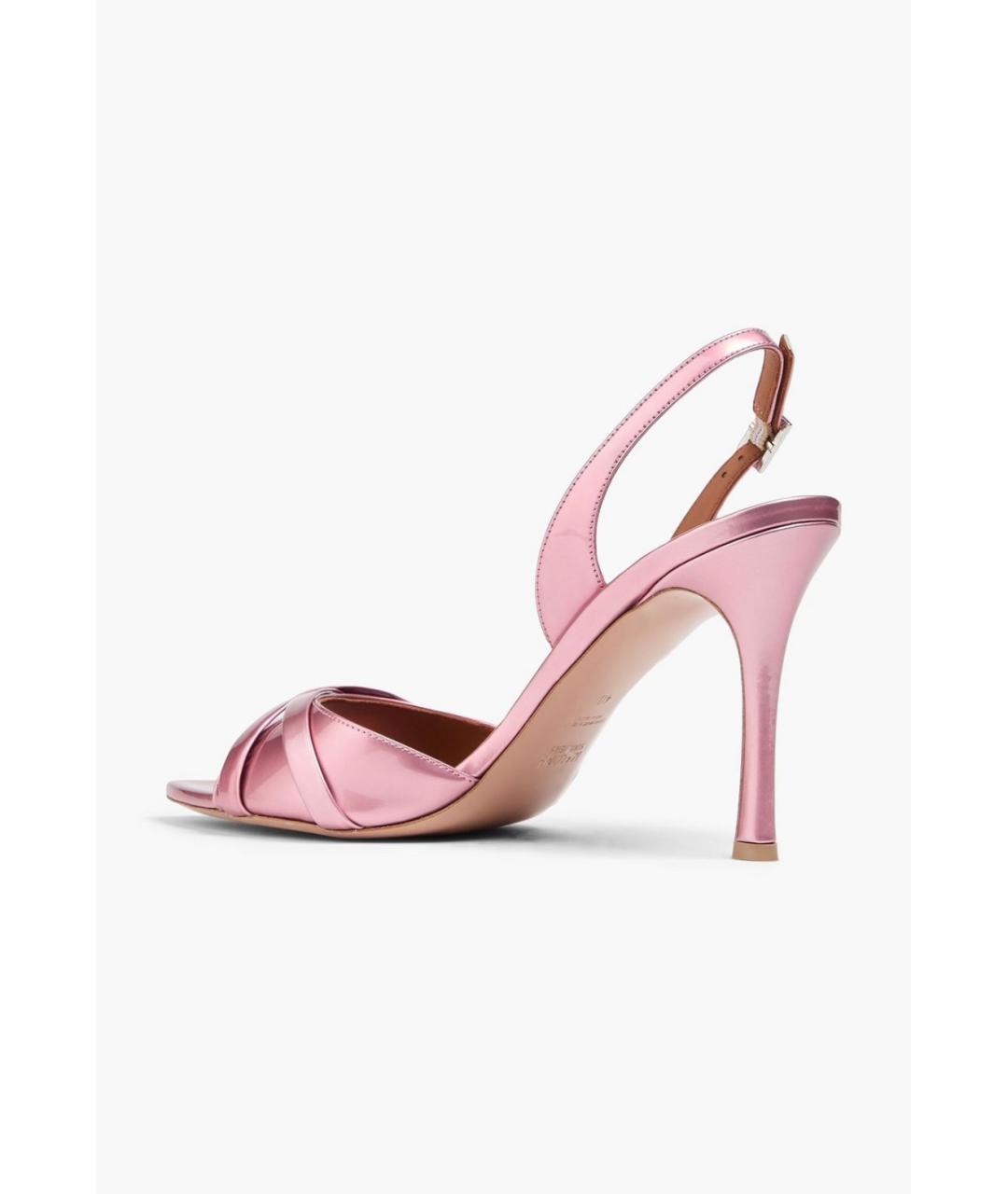 MALONE SOULIERS Розовые кожаные босоножки, фото 3