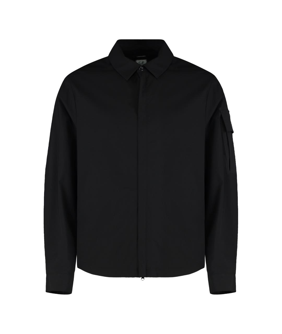 CP COMPANY Черная полиэстеровая куртка, фото 1