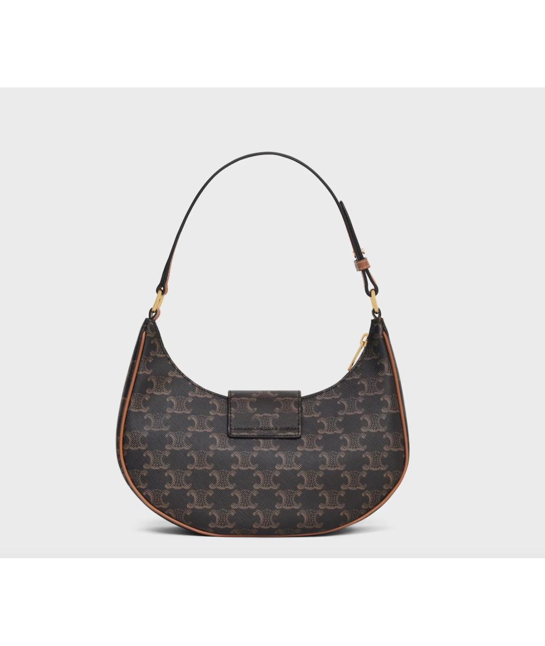 CELINE Коричневая сумка через плечо, фото 3