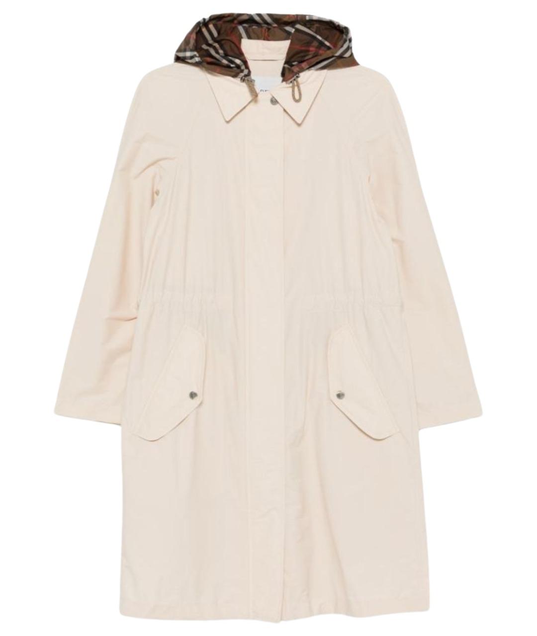 BURBERRY Бежевая полиамидовая парка, фото 1