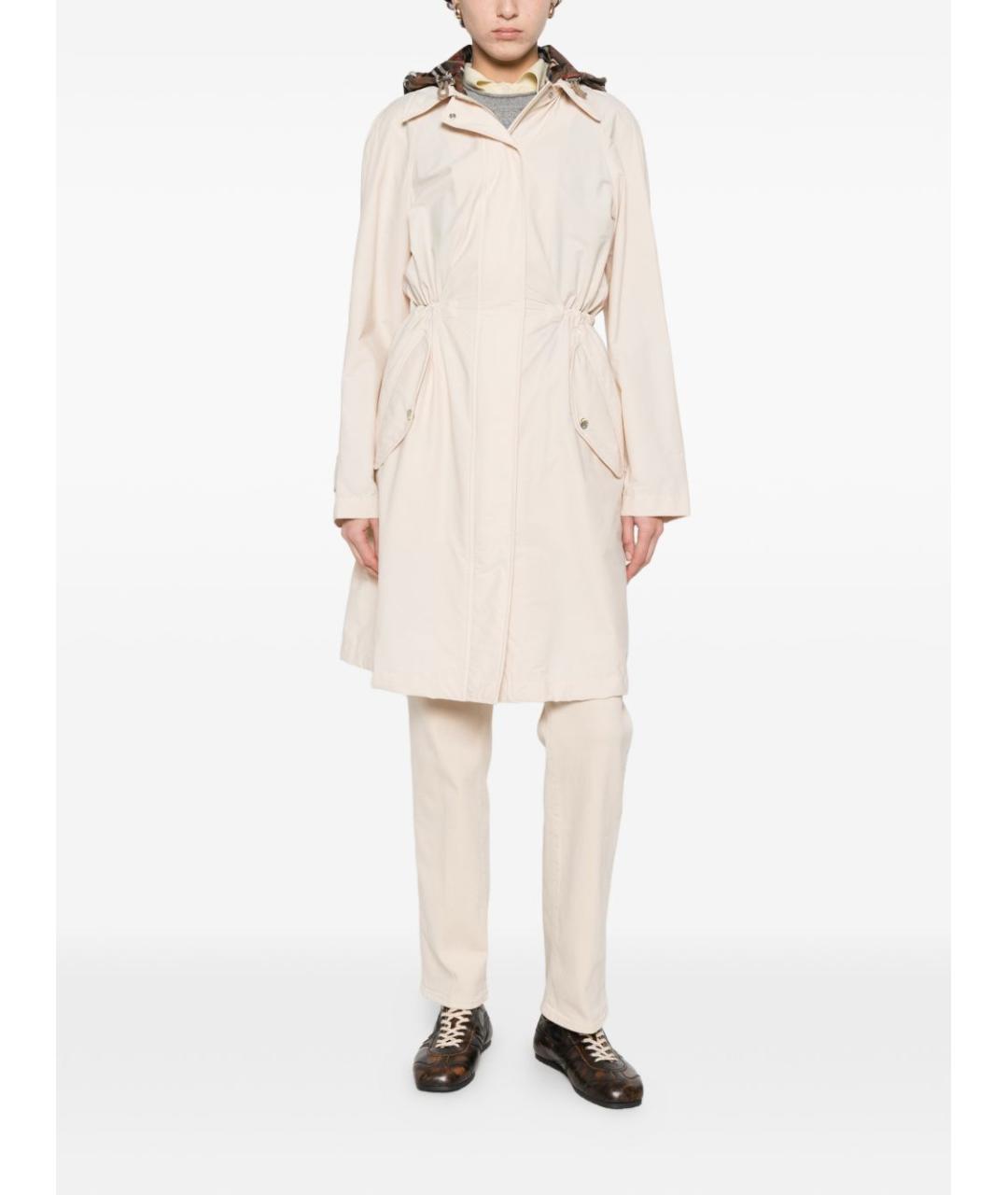 BURBERRY Бежевая полиамидовая парка, фото 4