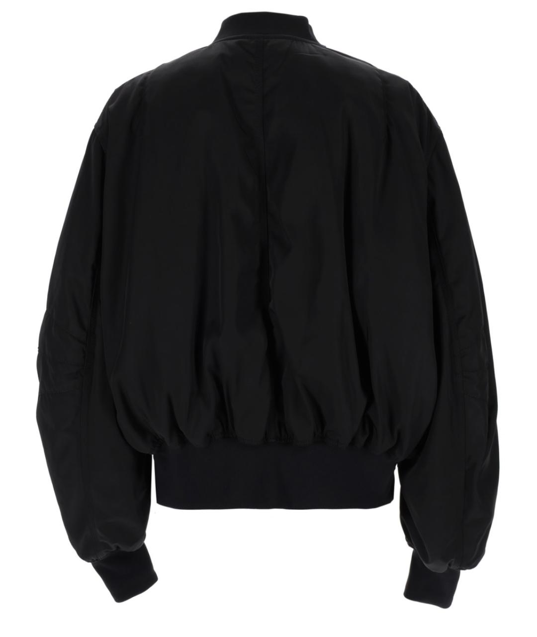 THE ATTICO Черная полиэстеровая куртка, фото 5