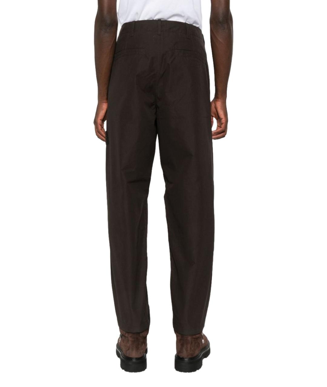 STONE ISLAND Мульти хлопковые повседневные брюки, фото 3