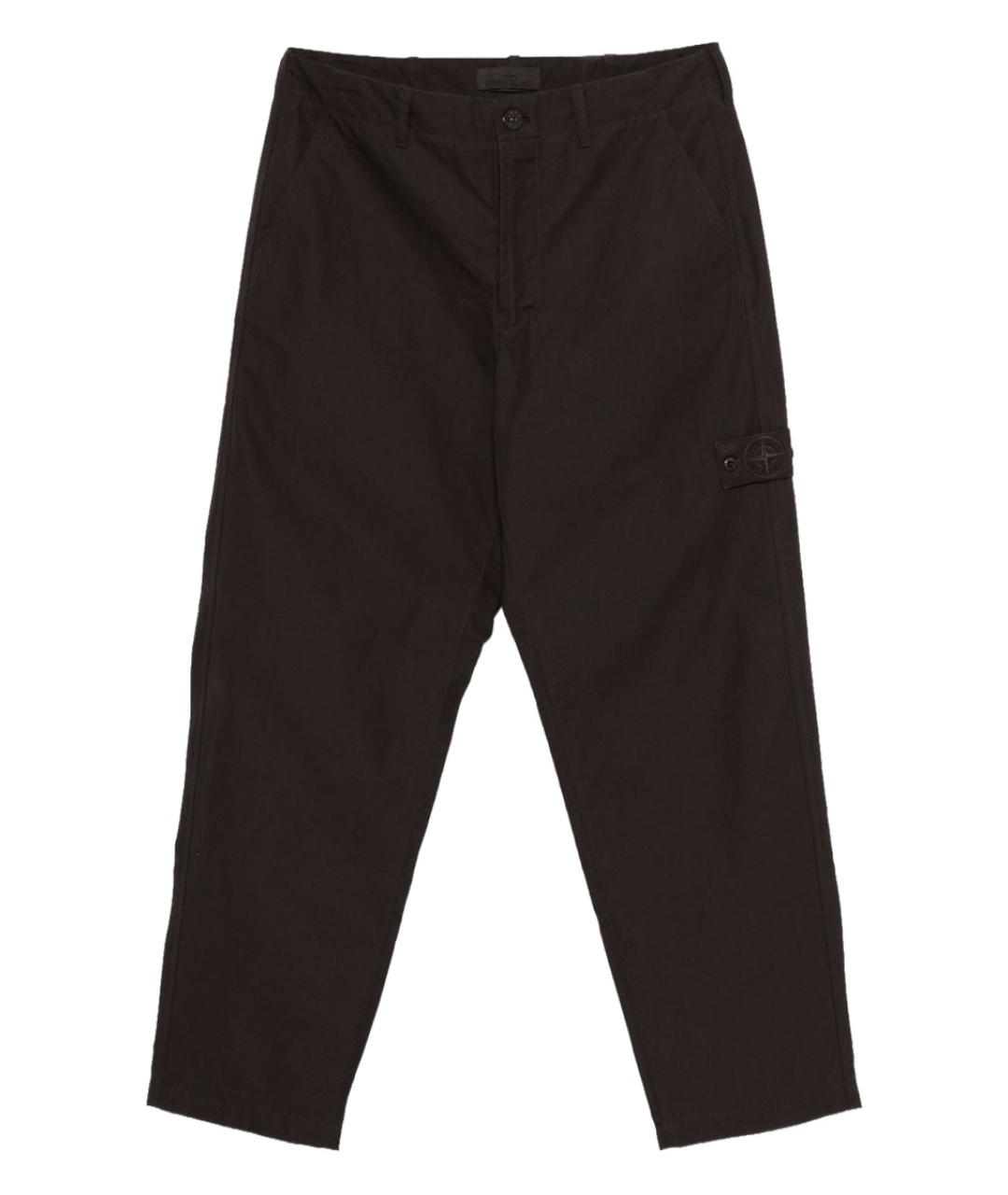 STONE ISLAND Мульти хлопковые повседневные брюки, фото 1