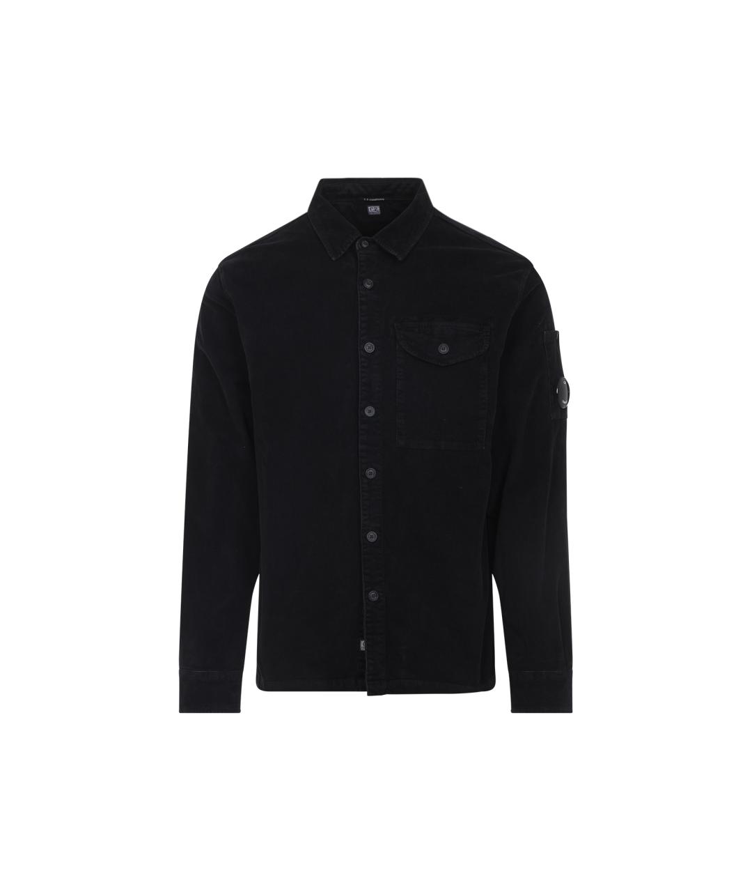 CP COMPANY Черная хлопковая кэжуал рубашка, фото 1