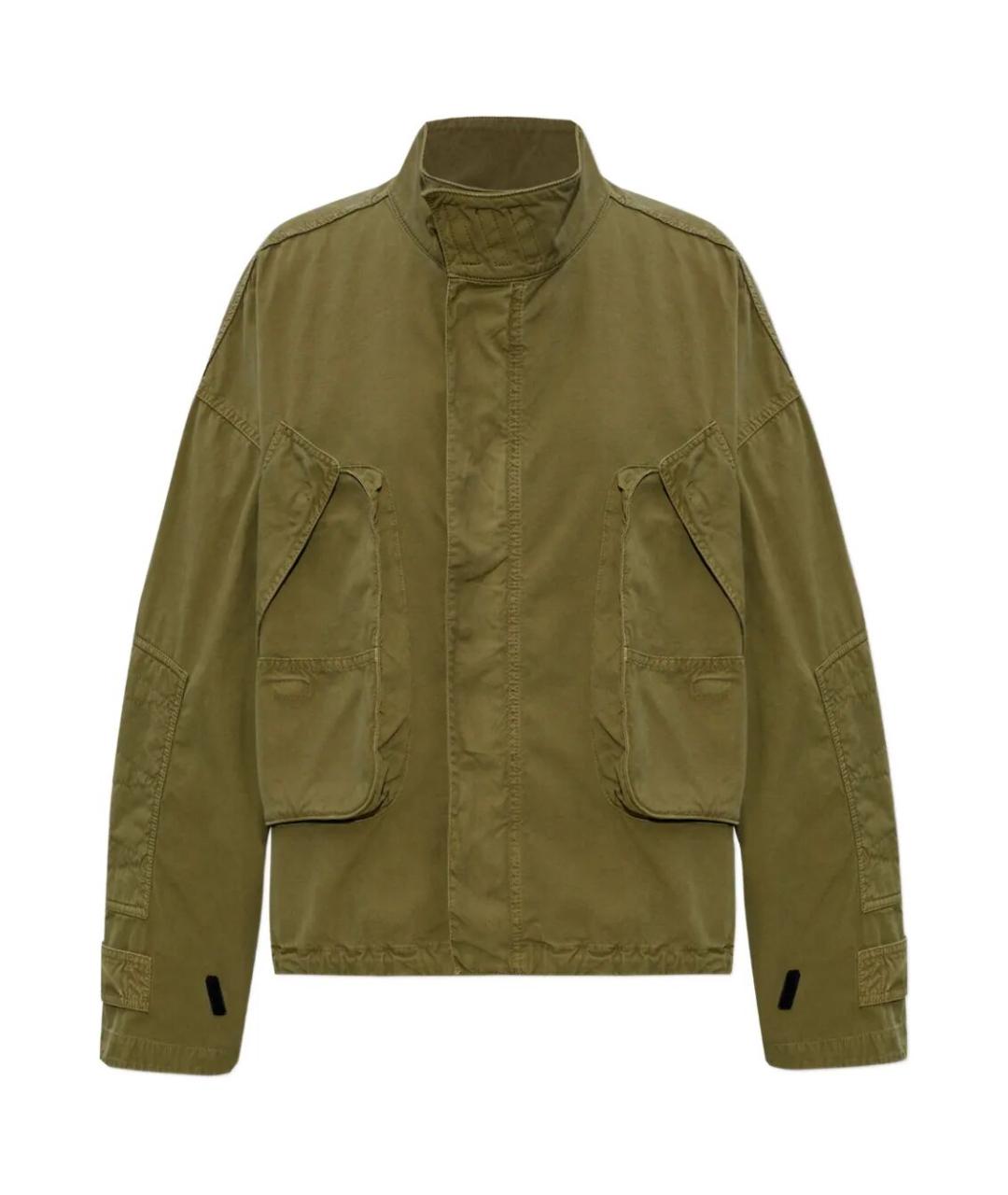 THE ATTICO Зеленая хлопковая куртка, фото 1