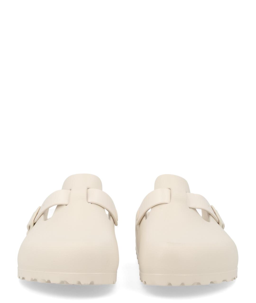 BIRKENSTOCK Белые синтетические сабо, фото 3