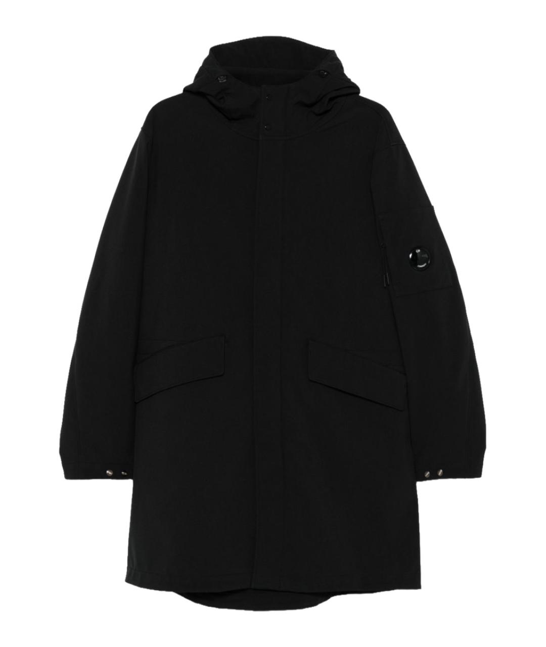CP COMPANY Черная полиэстеровая парка, фото 1