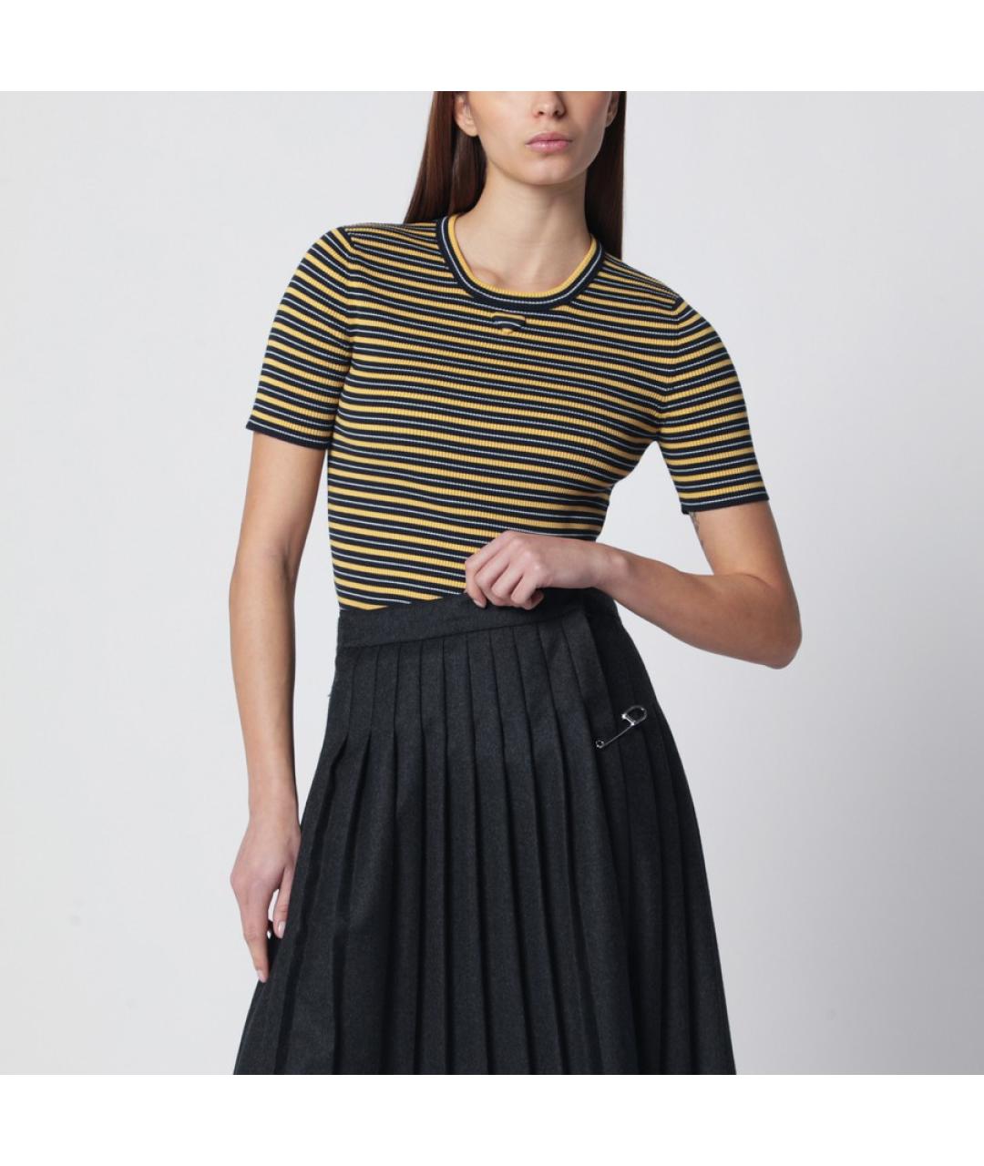 PRADA Мульти хлопковая футболка, фото 3