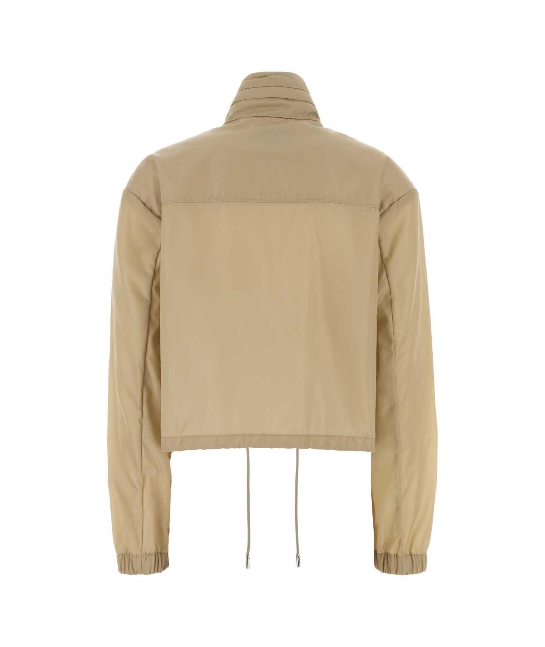 PRADA Бежевая полиамидовая куртка, фото 2