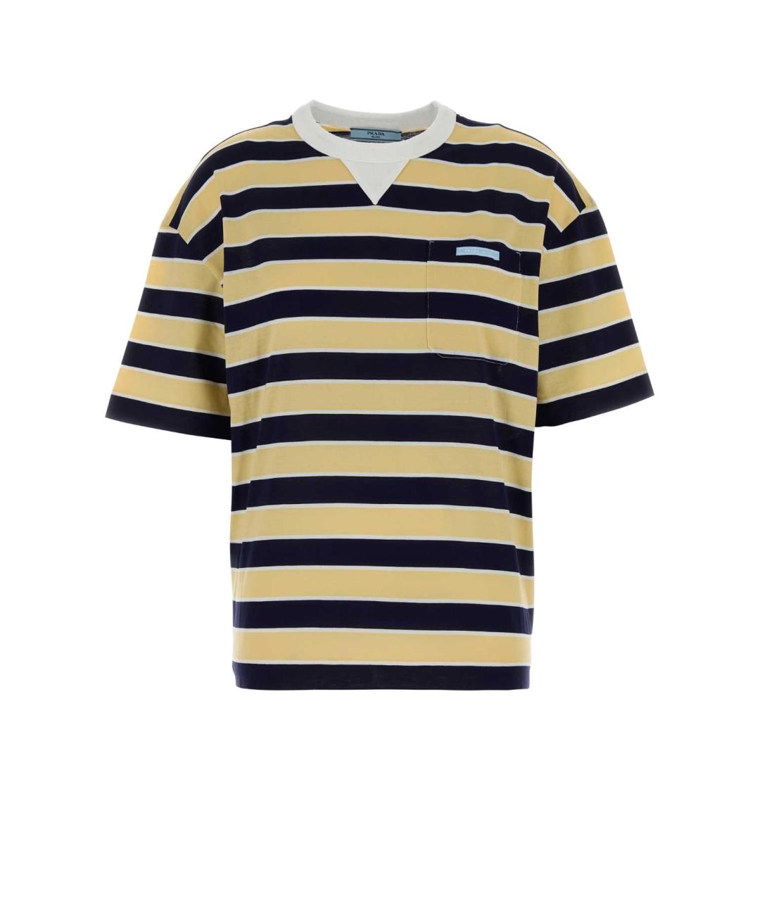 PRADA Мульти хлопковая футболка, фото 1