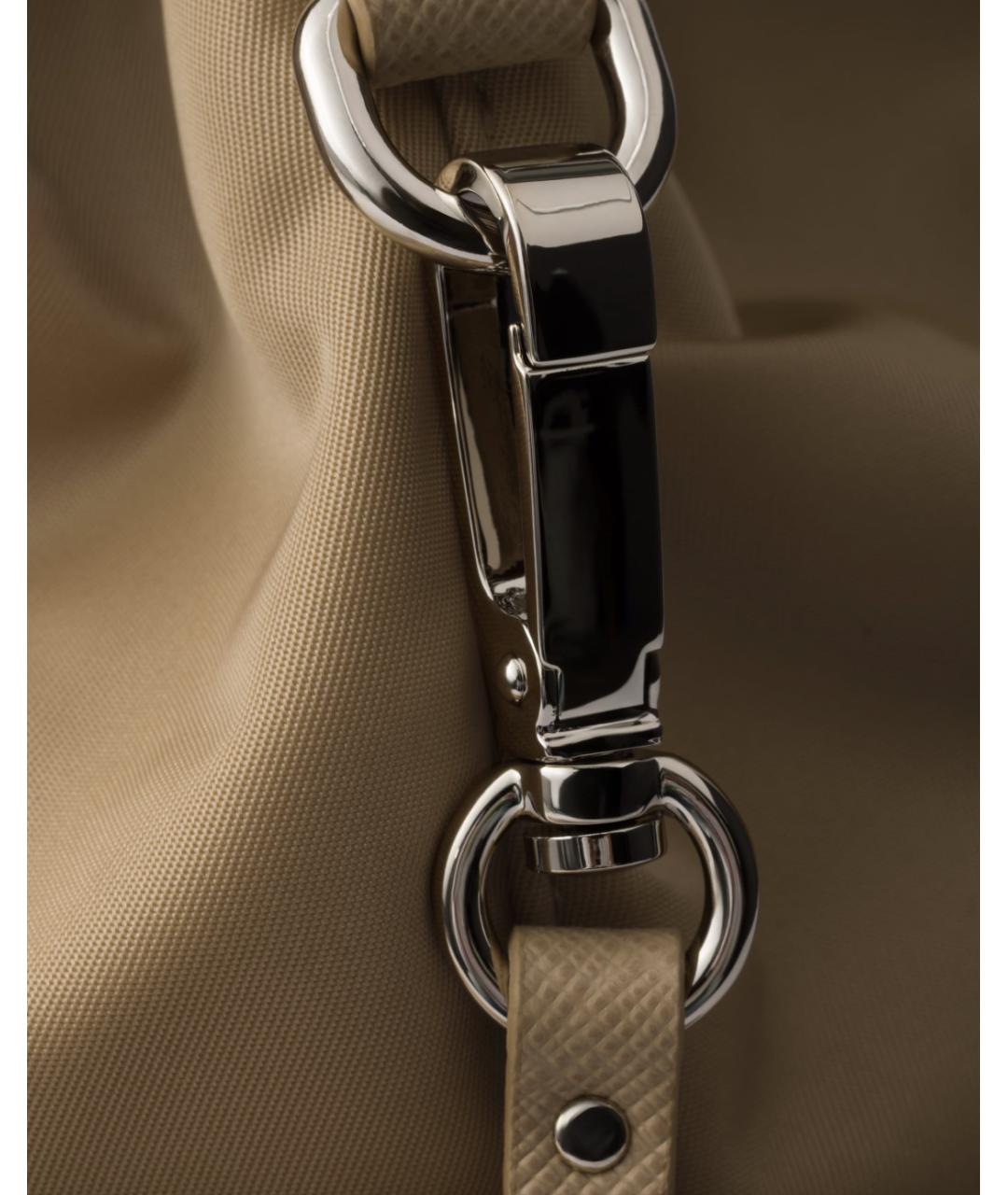 PRADA Бежевый синтетический рюкзак, фото 6