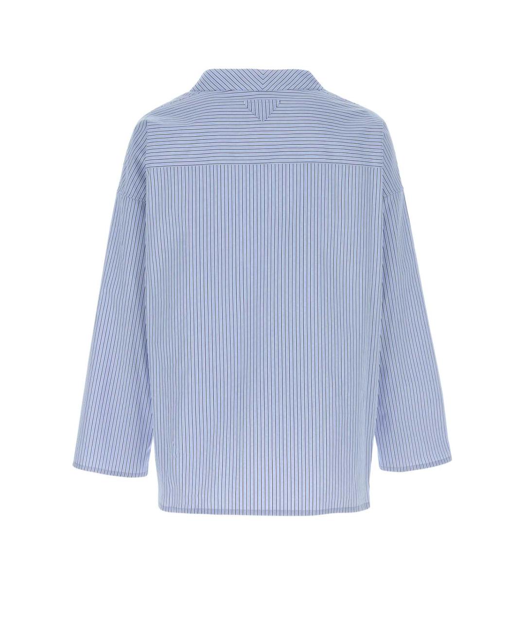 PRADA Голубая хлопковая кэжуал рубашка, фото 2