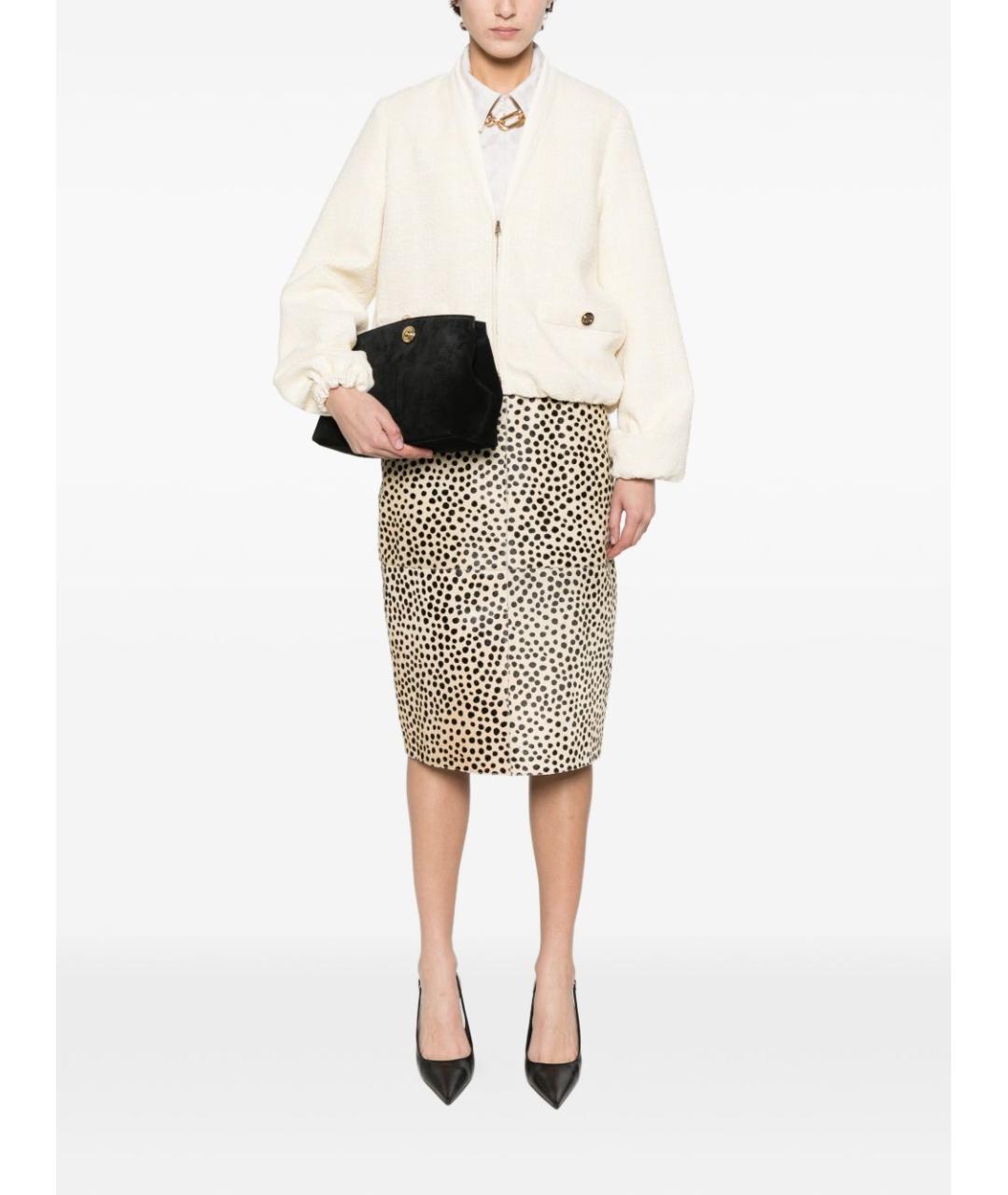 GUCCI Бежевая хлопковая куртка, фото 4