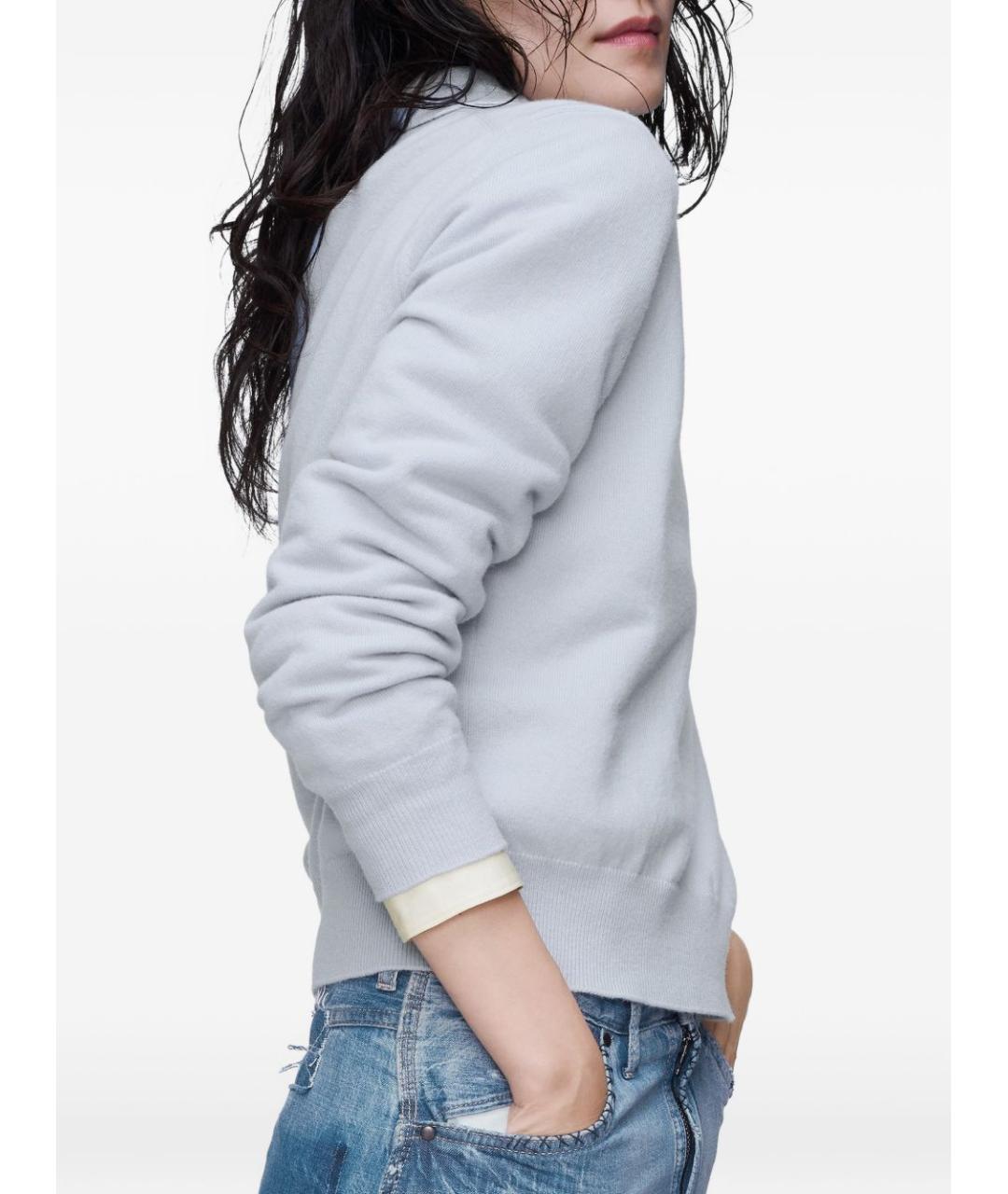 MAISON MARGIELA Серый шерстяной джемпер / свитер, фото 3