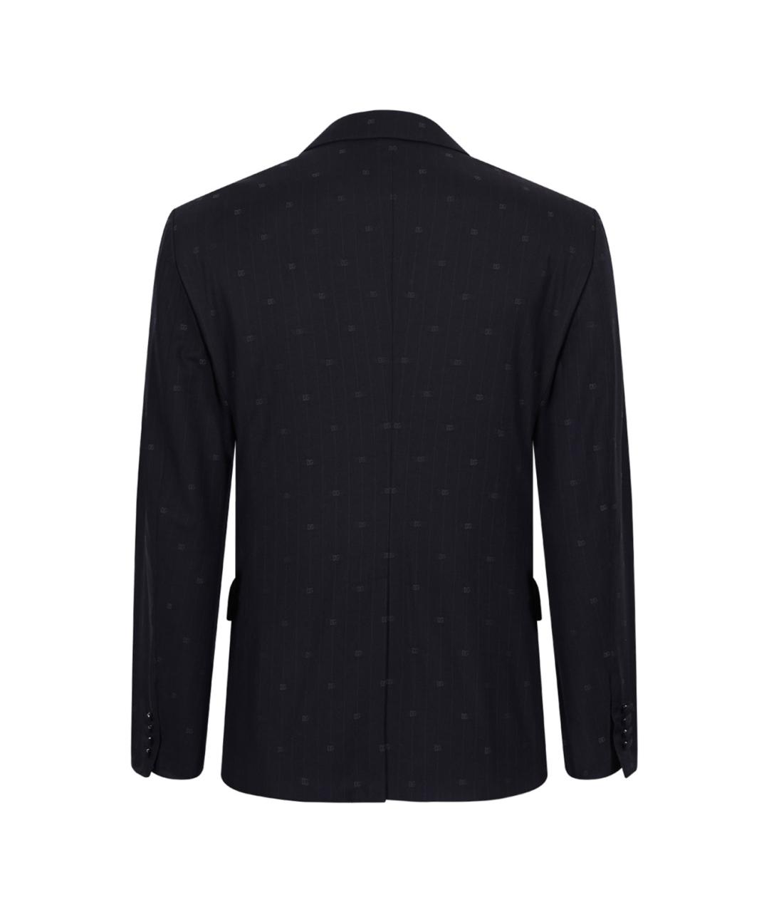 DOLCE&GABBANA Черный хлопковый пиджак, фото 3