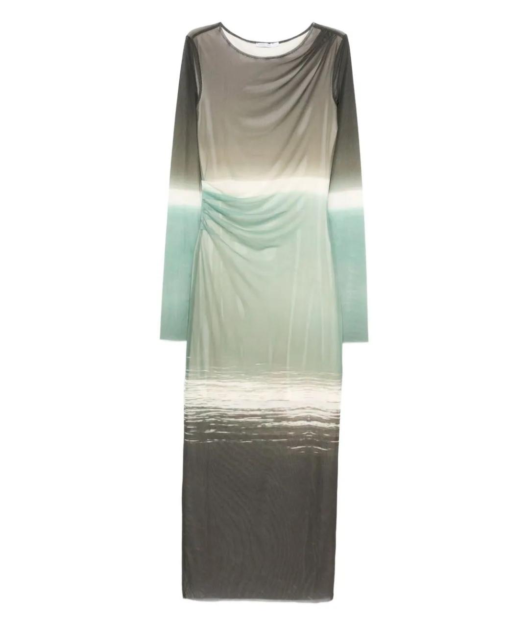 PATRIZIA PEPE Зеленые полиэстеровое повседневное платье, фото 1