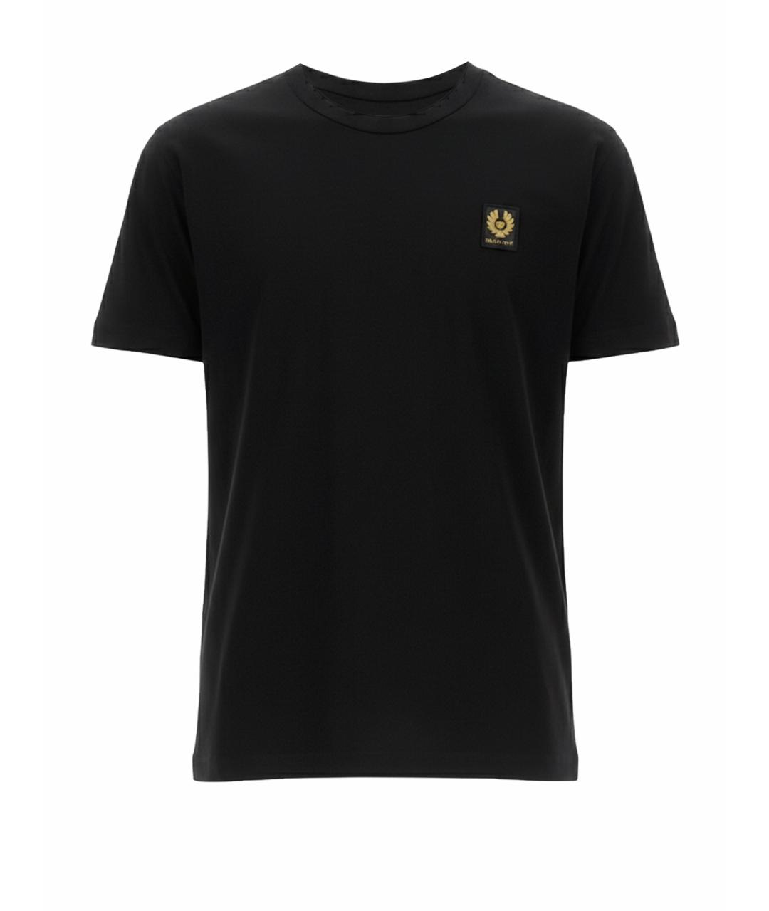 BELSTAFF Черная хлопковая футболка, фото 1