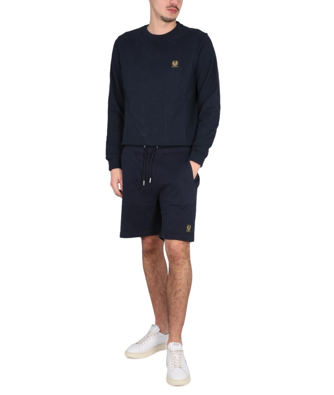 BELSTAFF Синий хлопковый джемпер / свитер, фото 3