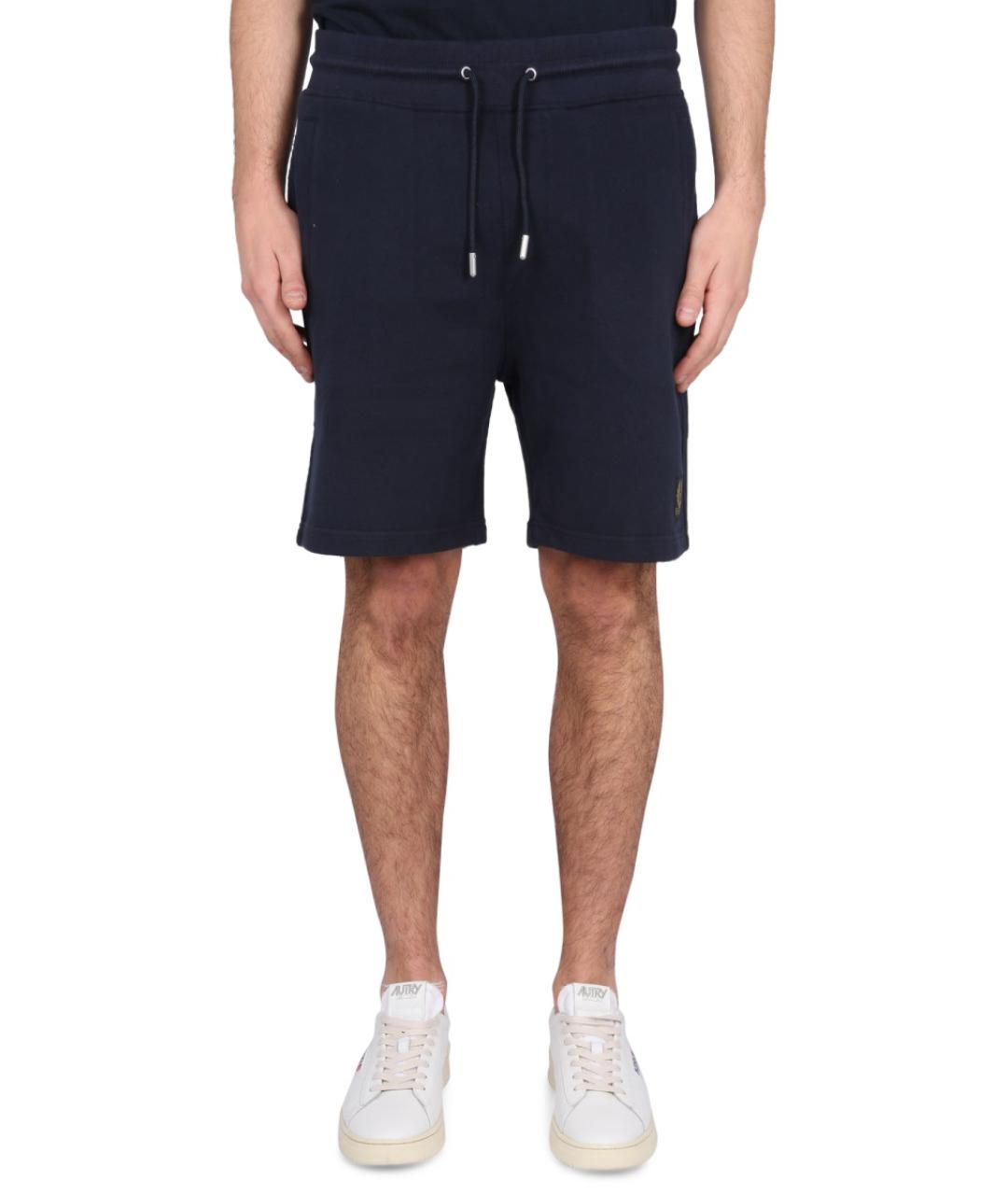 BELSTAFF Синие хлопковые шорты, фото 2