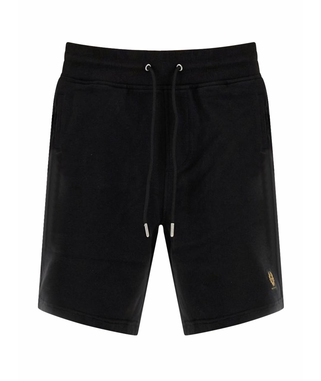 BELSTAFF Черные хлопковые шорты, фото 1
