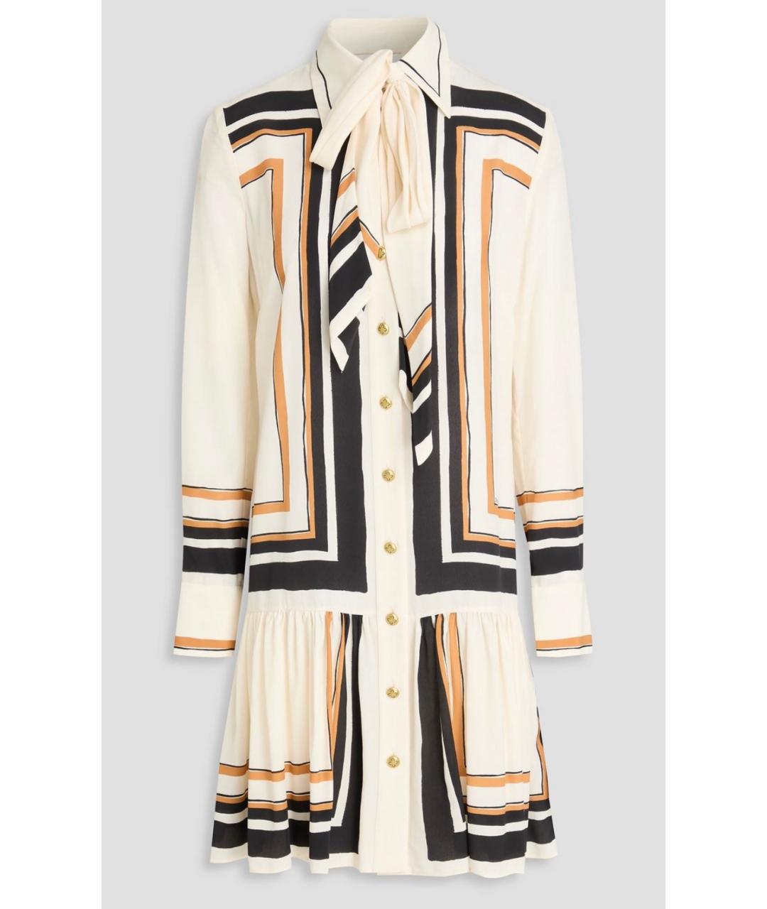 ZIMMERMANN Бежевое полиэстеровое платье, фото 8