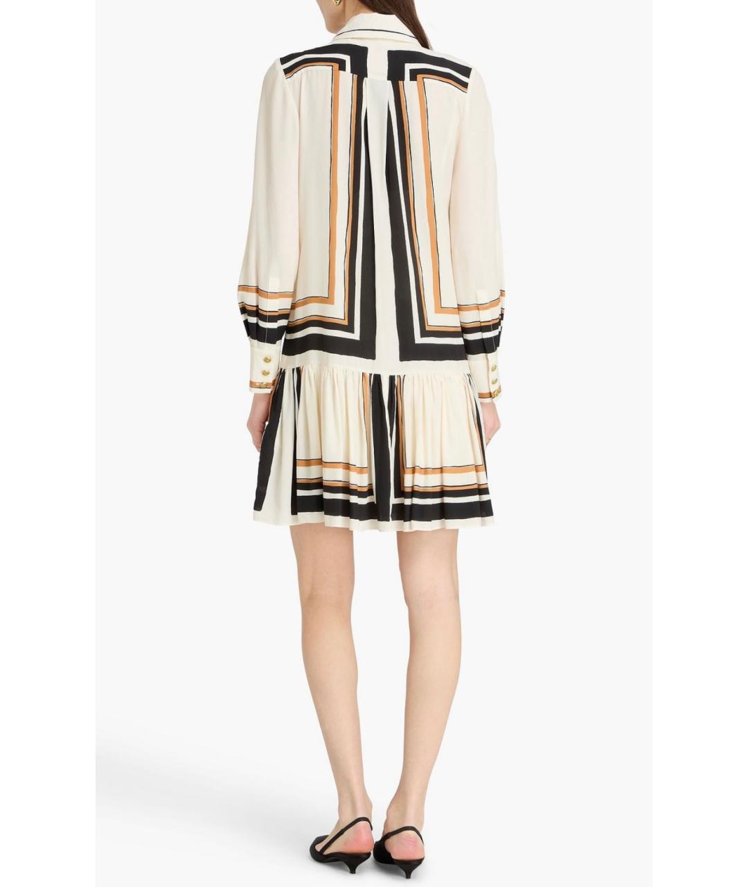 ZIMMERMANN Бежевое полиэстеровое платье, фото 3