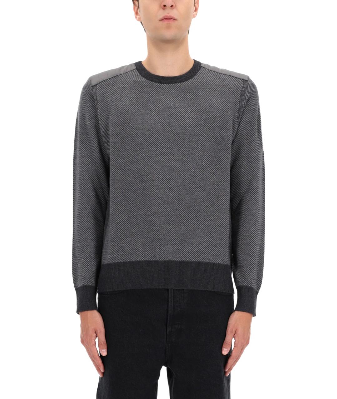 BELSTAFF Серый шерстяной джемпер / свитер, фото 4