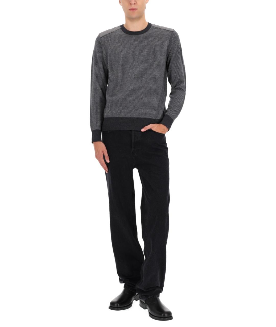 BELSTAFF Серый шерстяной джемпер / свитер, фото 2