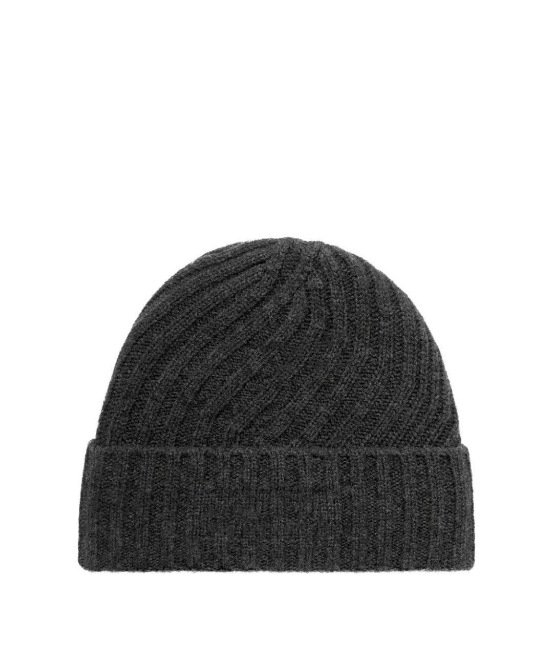 JACQUEMUS Серая кашемировая шапка, фото 2