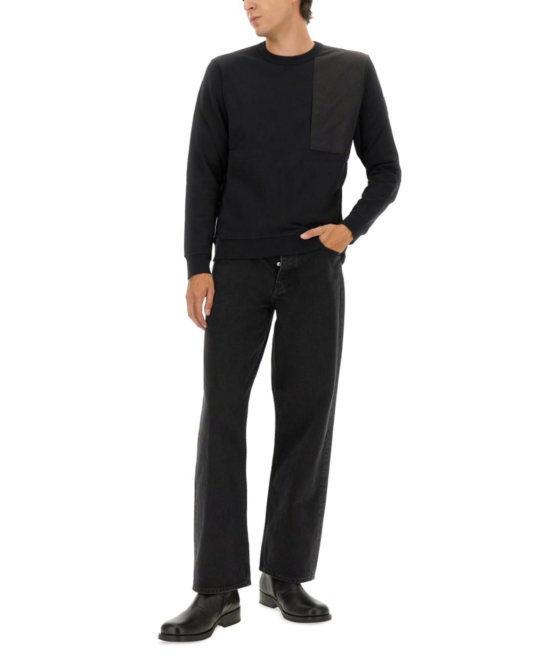 BELSTAFF Черный хлопковый джемпер / свитер, фото 2