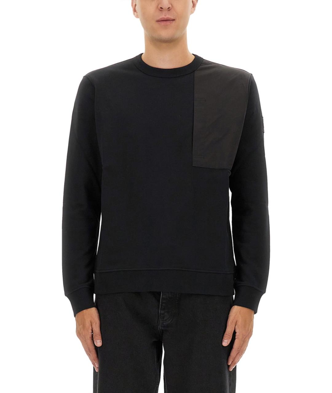 BELSTAFF Черный хлопковый джемпер / свитер, фото 5