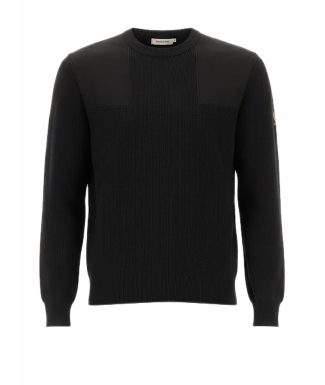 BELSTAFF Черный хлопковый джемпер / свитер, фото 1