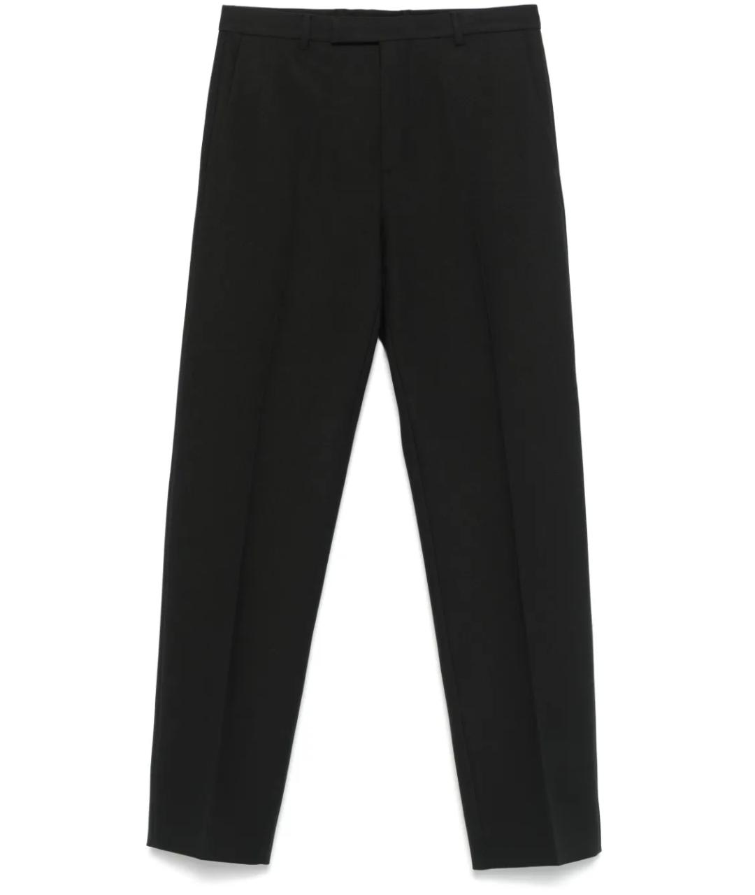 GUCCI Черные полиэстеровые повседневные брюки, фото 1