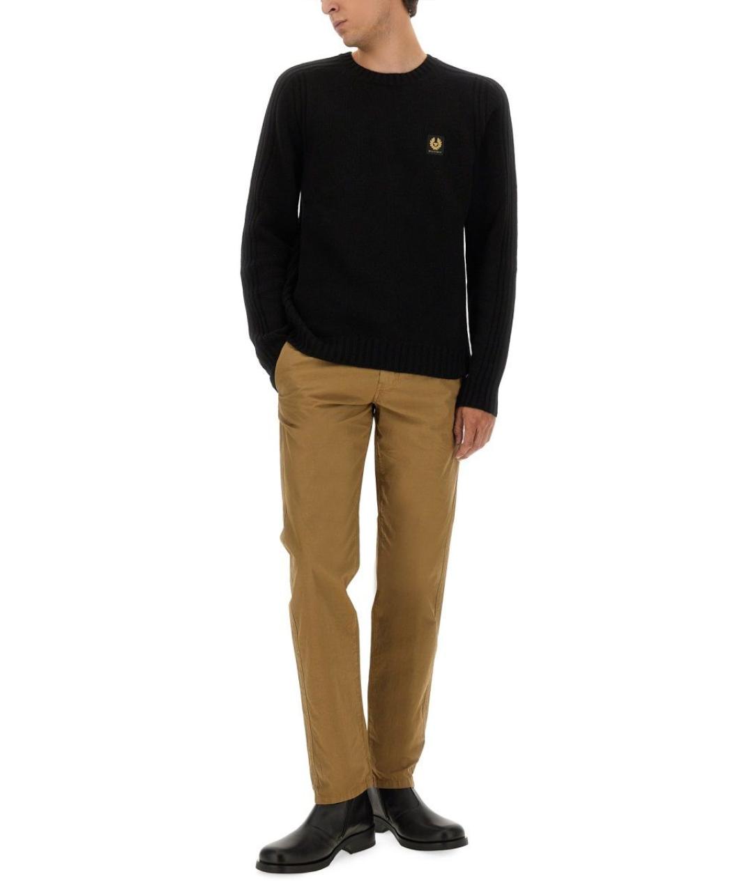 BELSTAFF Черный шерстяной джемпер / свитер, фото 2
