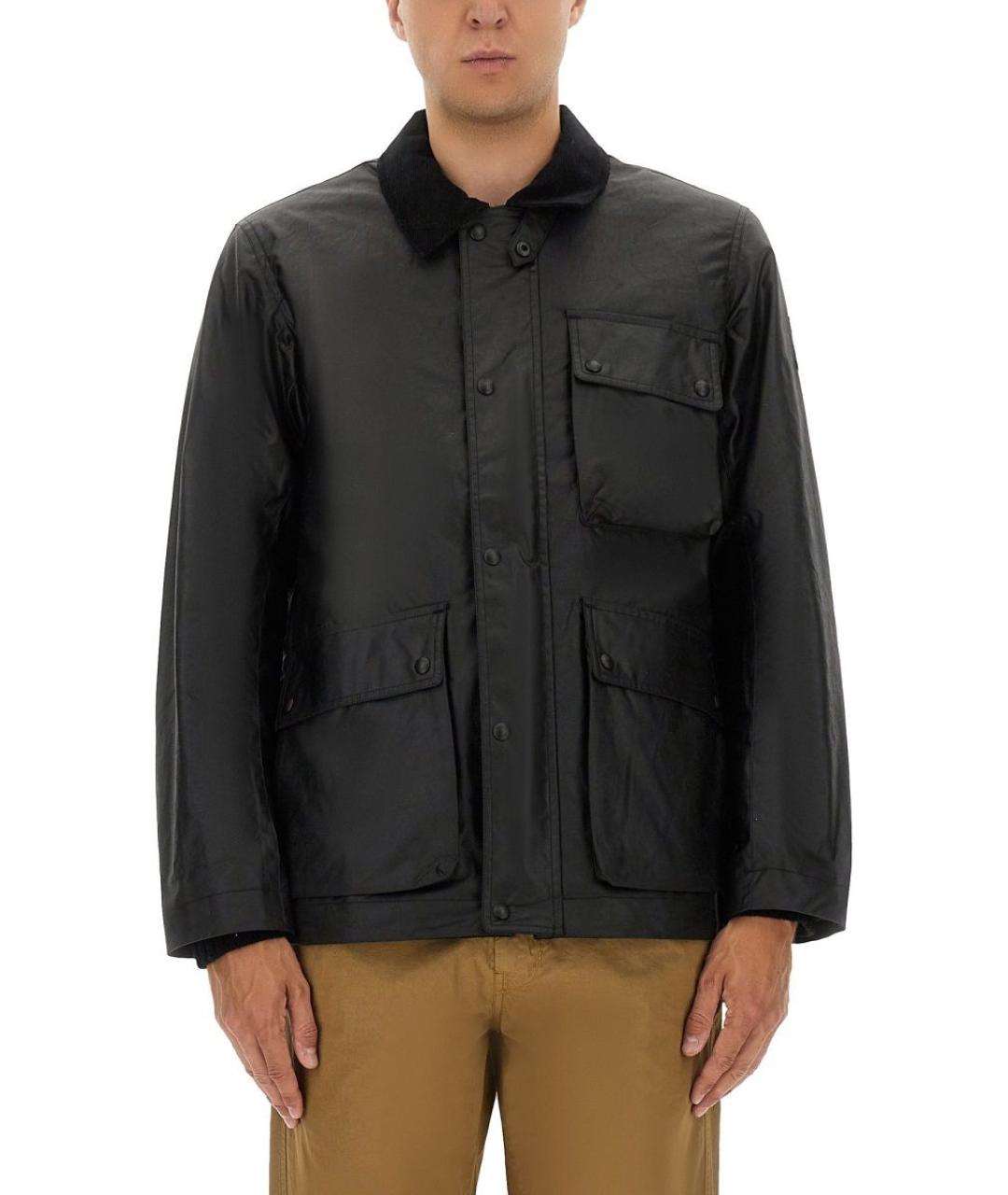 BELSTAFF Черная хлопковая куртка, фото 5