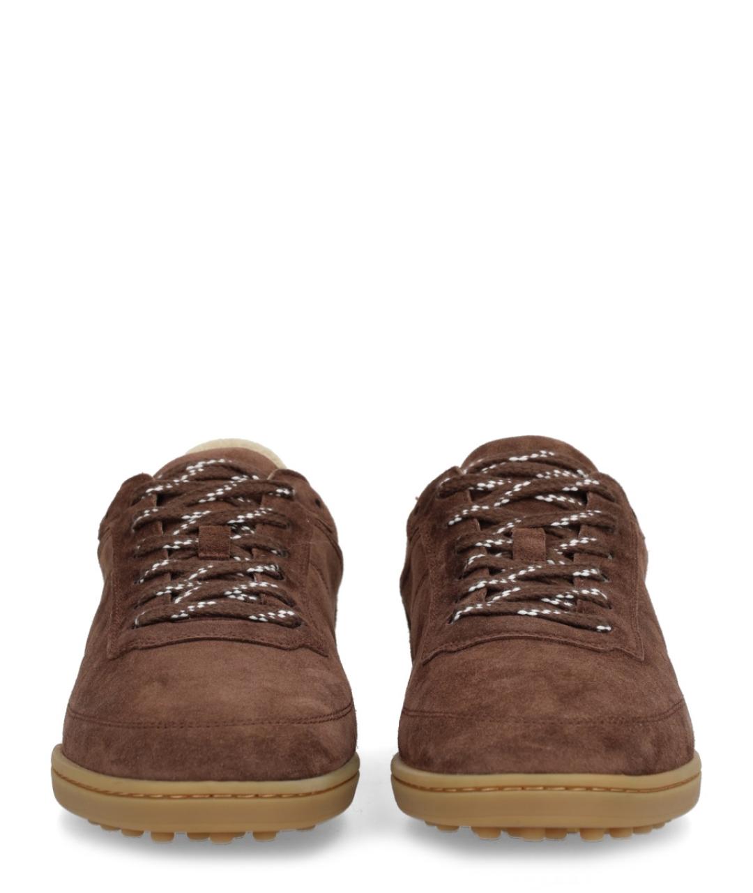 A.P.C. Коричневые замшевые кроссовки, фото 4