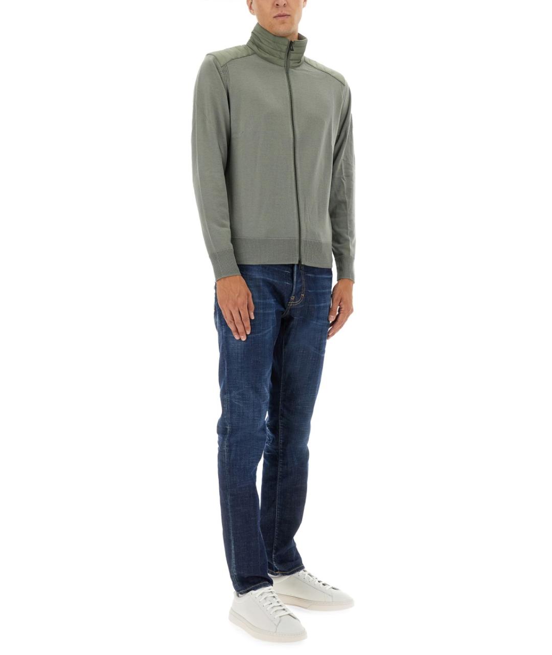 BELSTAFF Зеленый шерстяной кардиган, фото 2