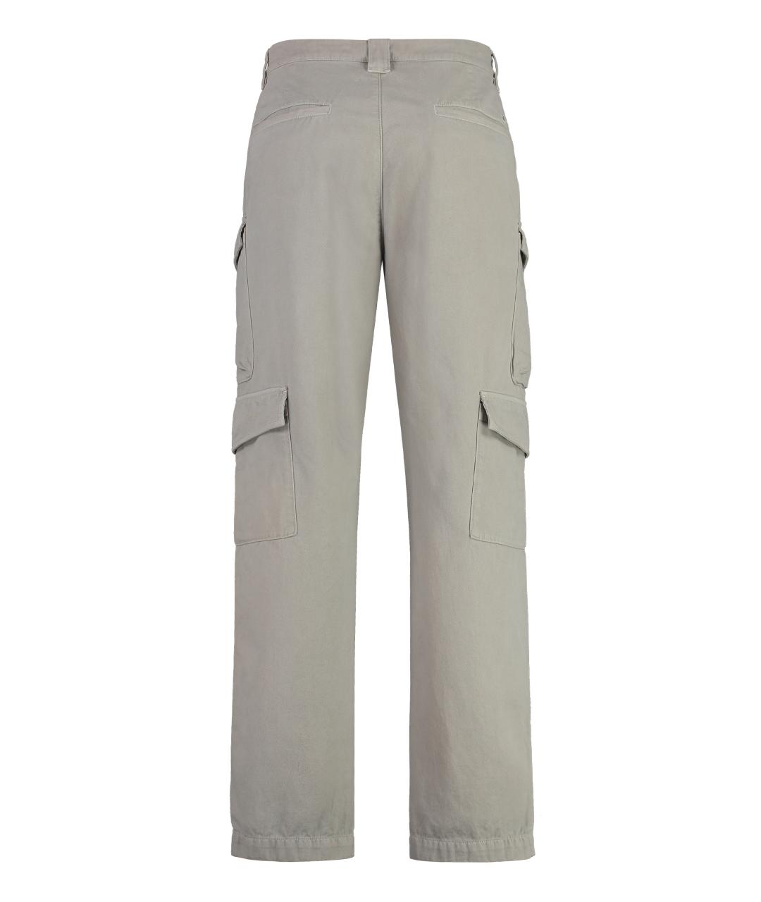 CP COMPANY Серые хлопковые повседневные брюки, фото 2