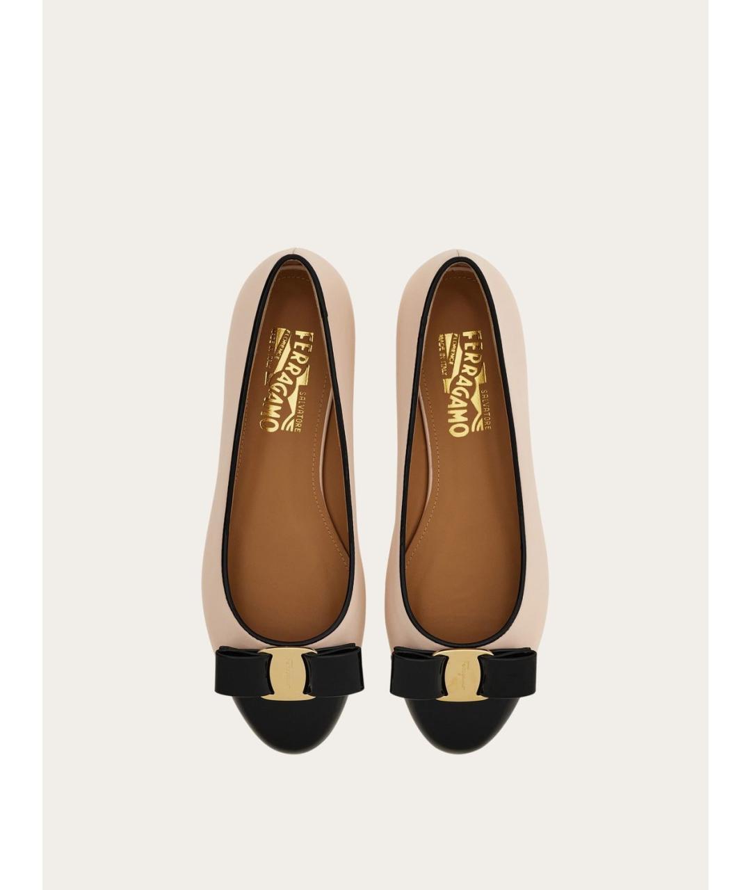 FERRAGAMO Мульти кожаные балетки, фото 2