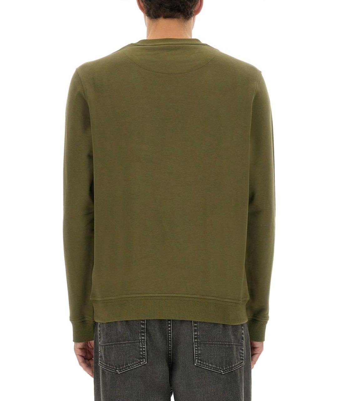 BELSTAFF Зеленый хлопковый джемпер / свитер, фото 3