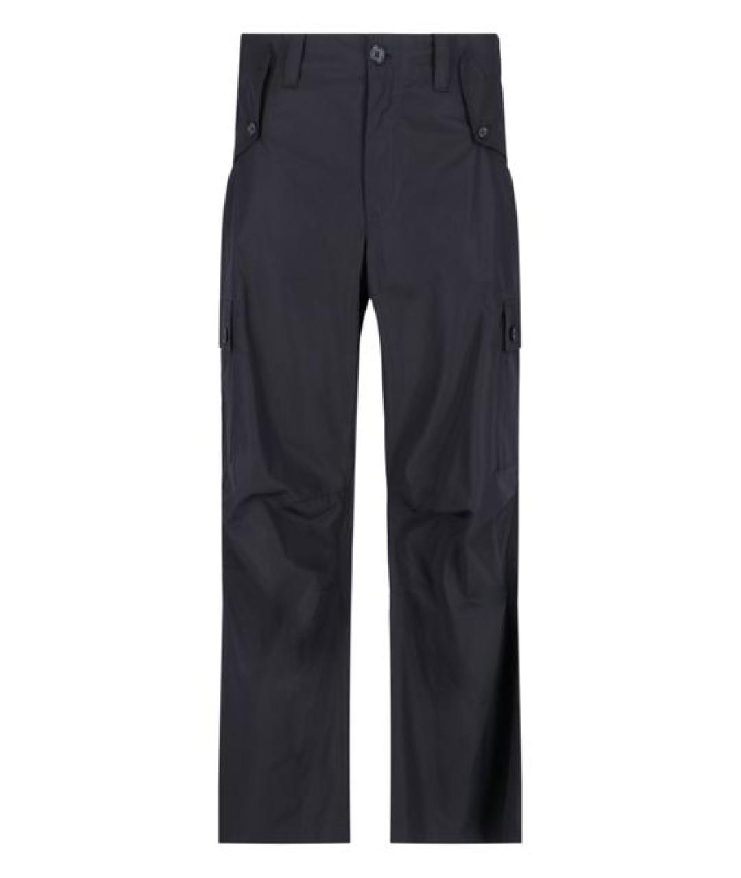 DOLCE&GABBANA Черные хлопковые повседневные брюки, фото 1