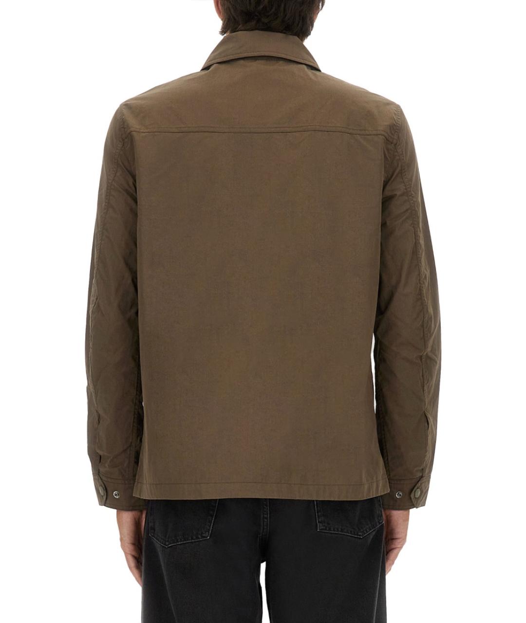 BELSTAFF Коричневая хлопковая куртка, фото 4