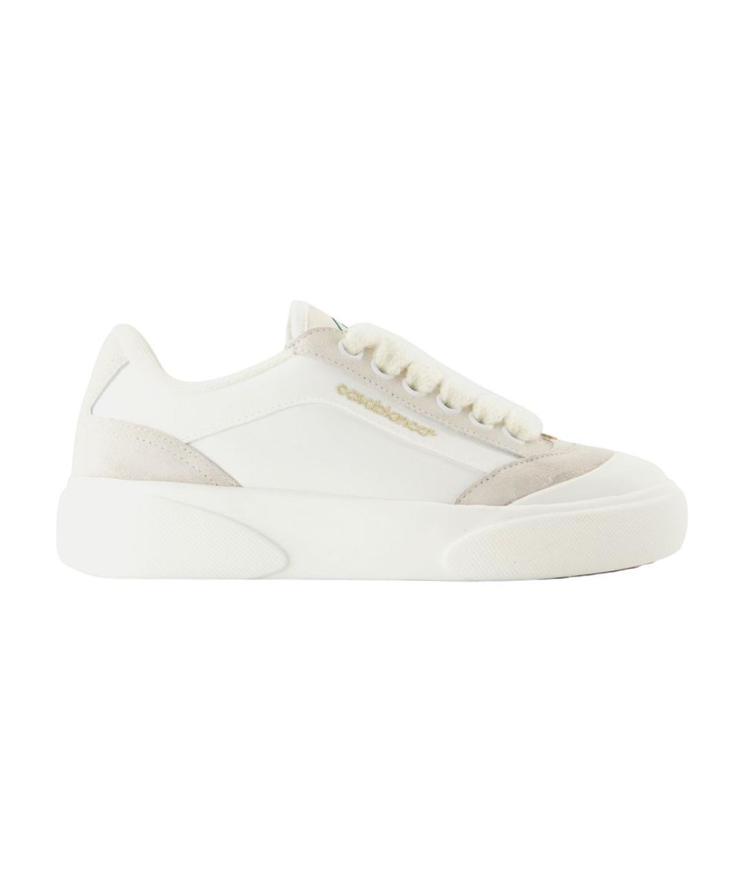 CASABLANCA Белые кожаные кроссовки, фото 1