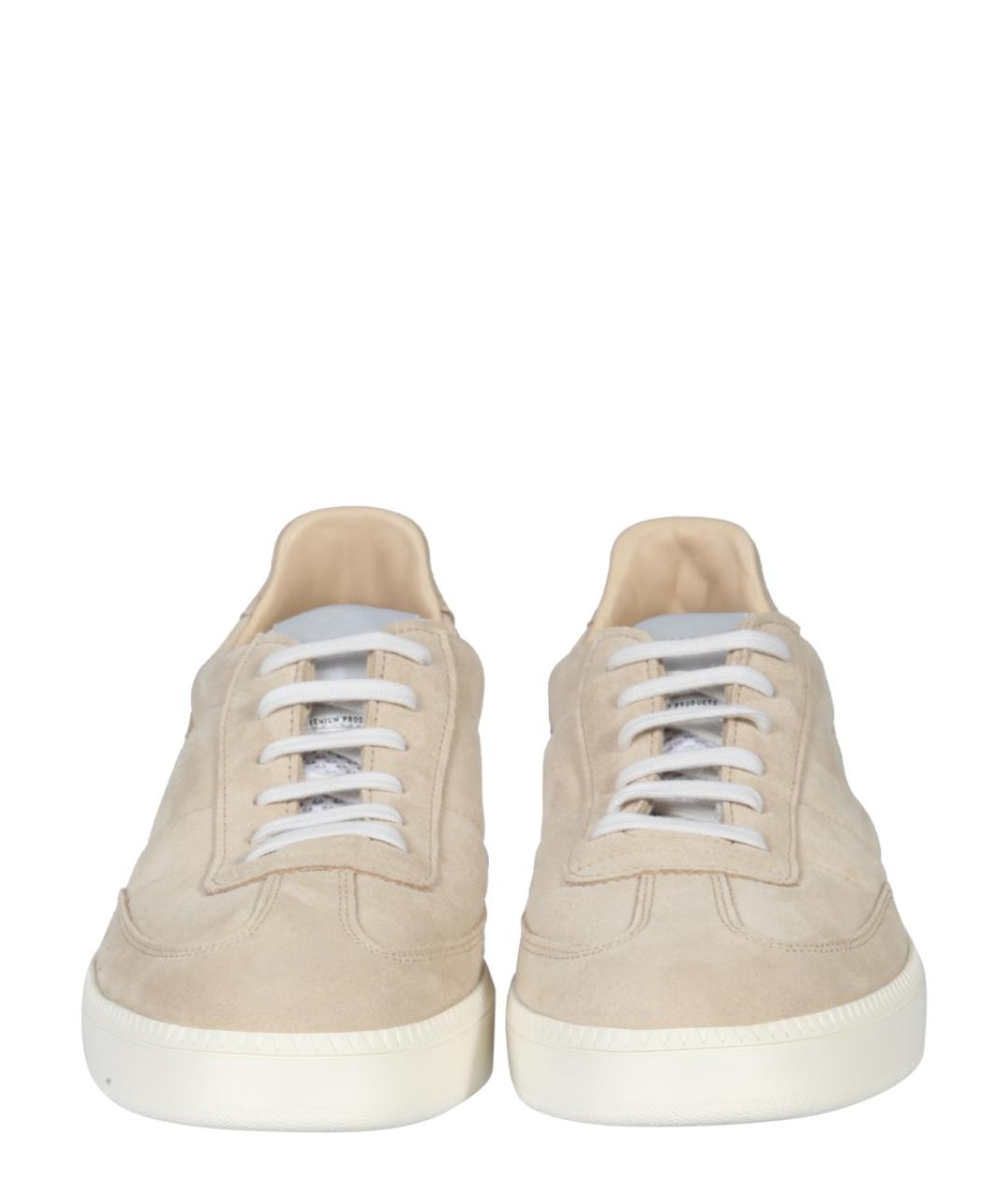 SPALWART Бежевые кожаные кеды, фото 2