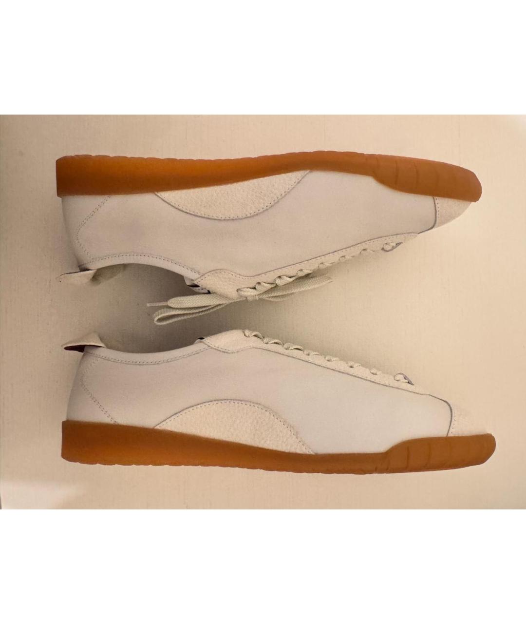 CHANEL Белые кожаные кеды, фото 5